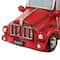 Glitzhome® LED Lighted Red Truck Christmas Table Décor